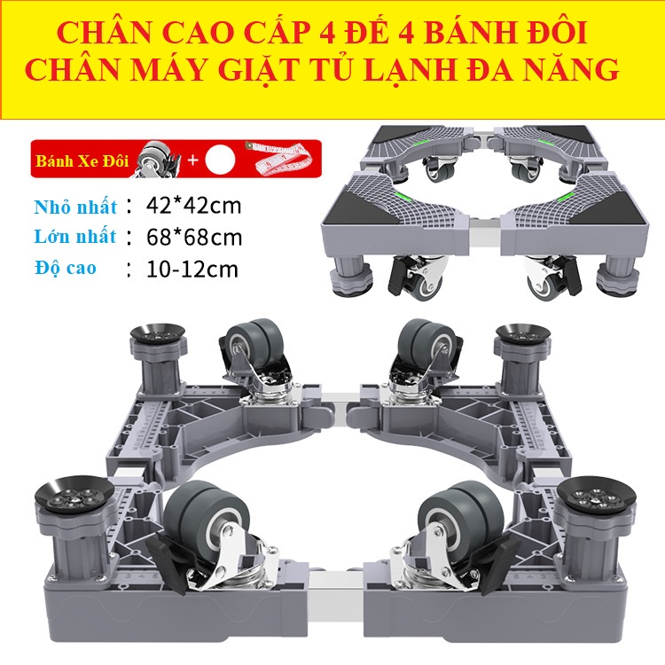 Chân Máy Giặt, Tủ Lạnh Có Bánh Xe