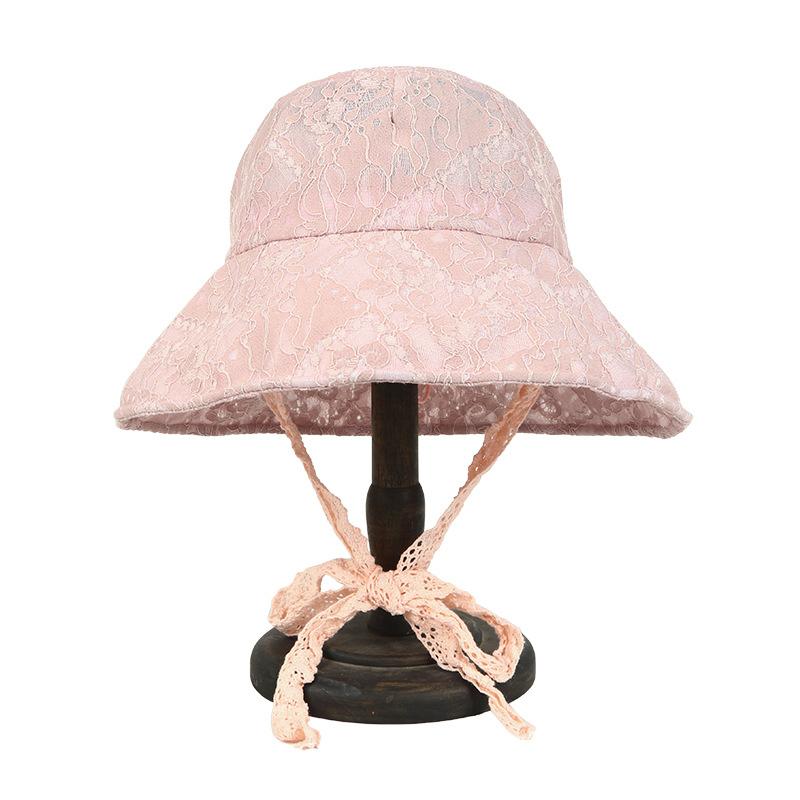 OMEA Ren Nón Nữ Dễ Thương Hoa Người Cá Nón Đi Biển Mùa Hè Áo Có Thể Điều Chỉnh Nơ Rộng Vành Bonnet Thanh Lịch Nón Cao Cấp
