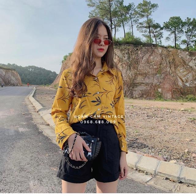 Kính râm kính mát nam nữ chữ nhật form nhỏ xíu hot tiktok