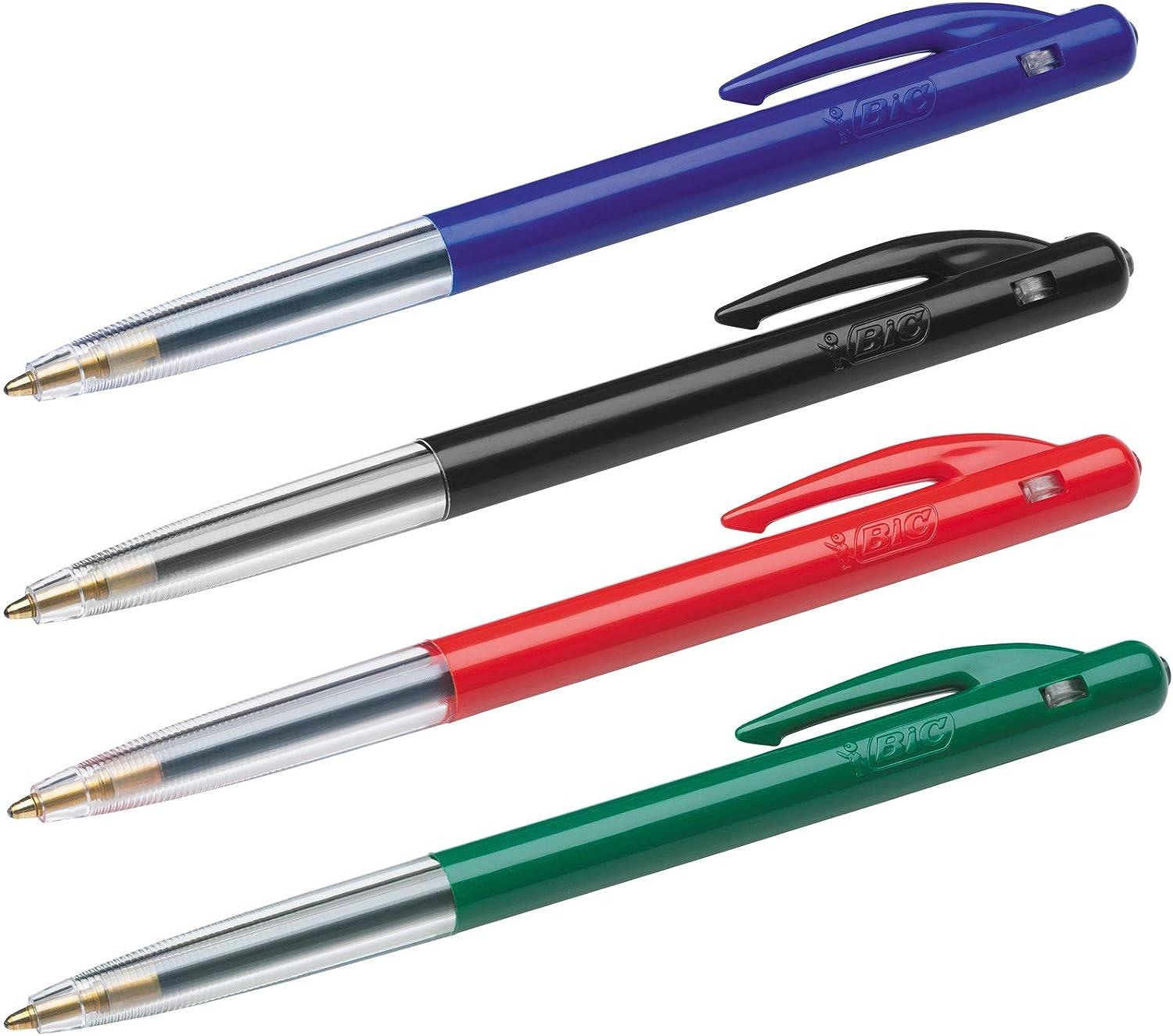Bút bi dáng đẹp ngòi siêu êm BIC M10 Original Ballpoint Pens, cỡ ngòi 1.0mm, Hàng chuẩn Pháp, 1 cây màu xanh dương