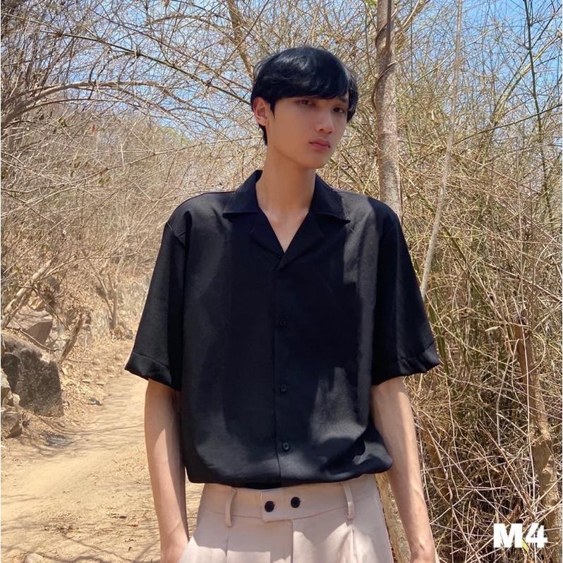 Áo sơ mi cổ vest tay ngắn // M4 Outfit