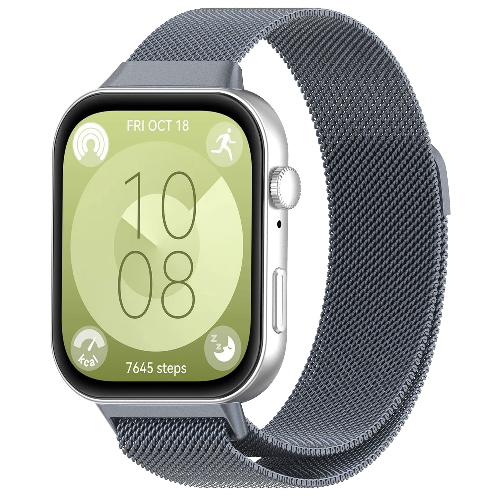 Dây Đeo Thép Thay Thế Dành Cho Huawei Watch Fit 3/ Fit 4/ Fit 4 Pro, Kai.N Milanese Pro Huawei Fit 3_ Hàng chính hãng