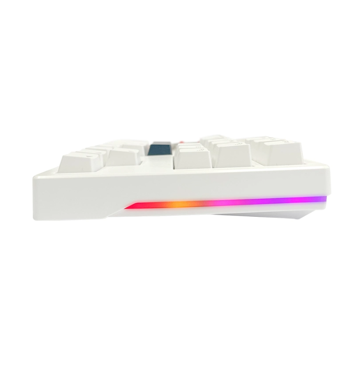 Bàn phím cơ Gaming DAREU EK87 v2 (2 sides RGB strip, Black: Rainbow light , White: Single blue Backlight) - Hàng Chính Hãng