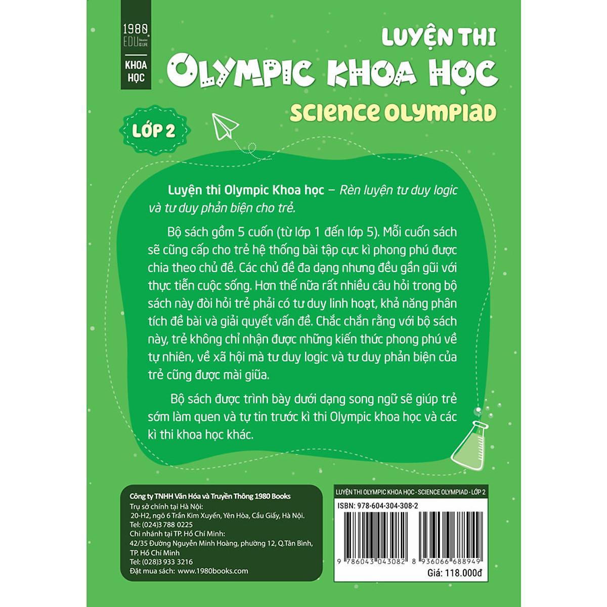 Luyện Thi Olympic Khoa Học-Science Olympiad 2 - Bản Quyền