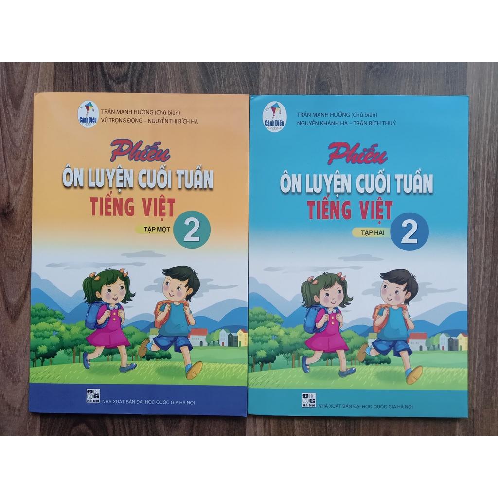 Sách - Combo Phiếu ôn luyện cuối tuần tiếng việt lớp 2 - Cánh diều