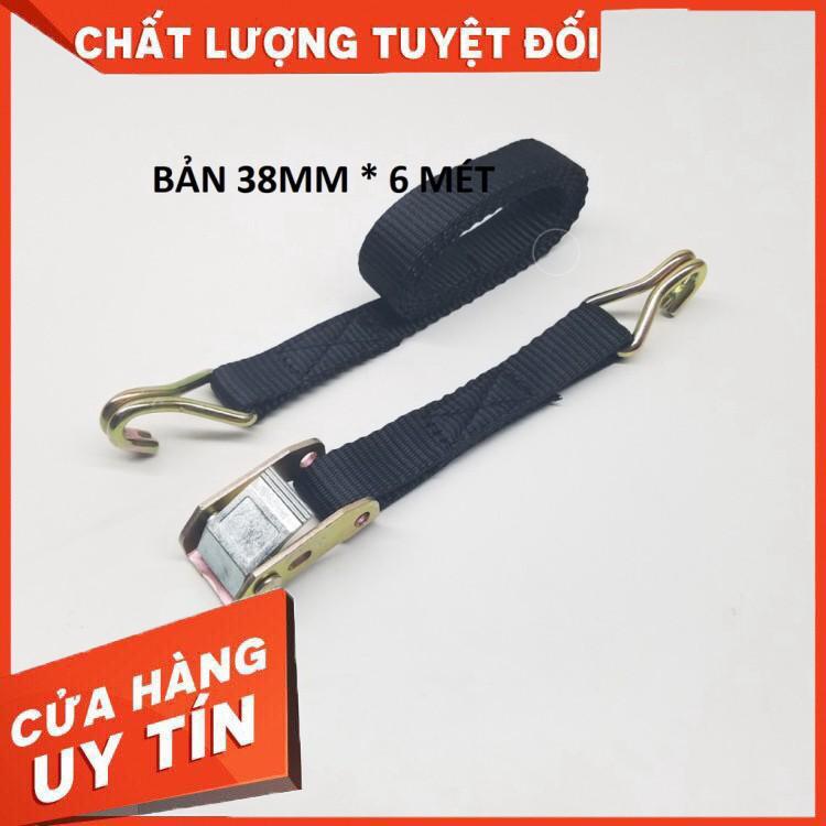 Dây Chằng Hàng Khóa Cam 38mm 6 Mét móc J