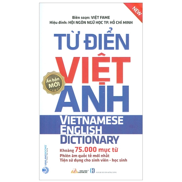 Từ Điển Việt - Anh Khoảng 75.000 Mục Từ (Tái Bản) – Vanlangbooks