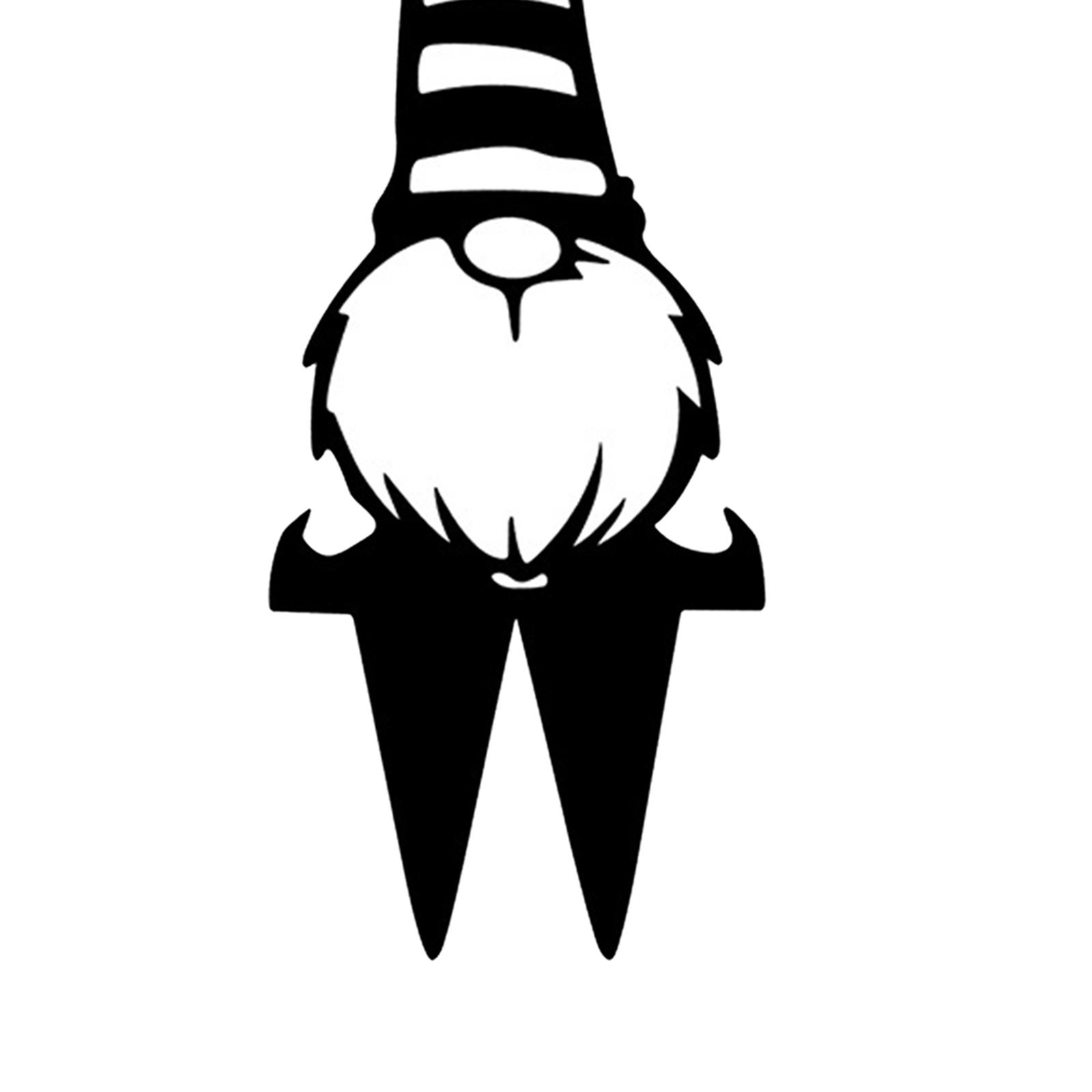 Ground Plug Home Branch Gnomes Plug-in Silhouette Outdoor Decor