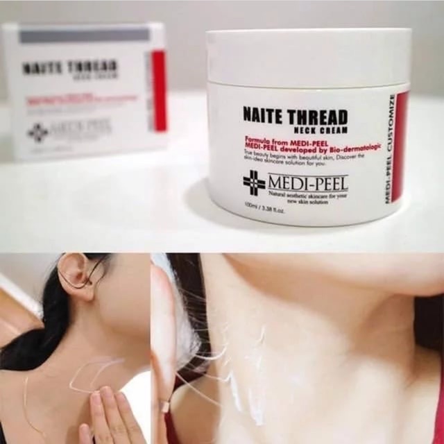 Kem dưỡng da vùng cổ Medi Peel Naite Thread Neck Cream