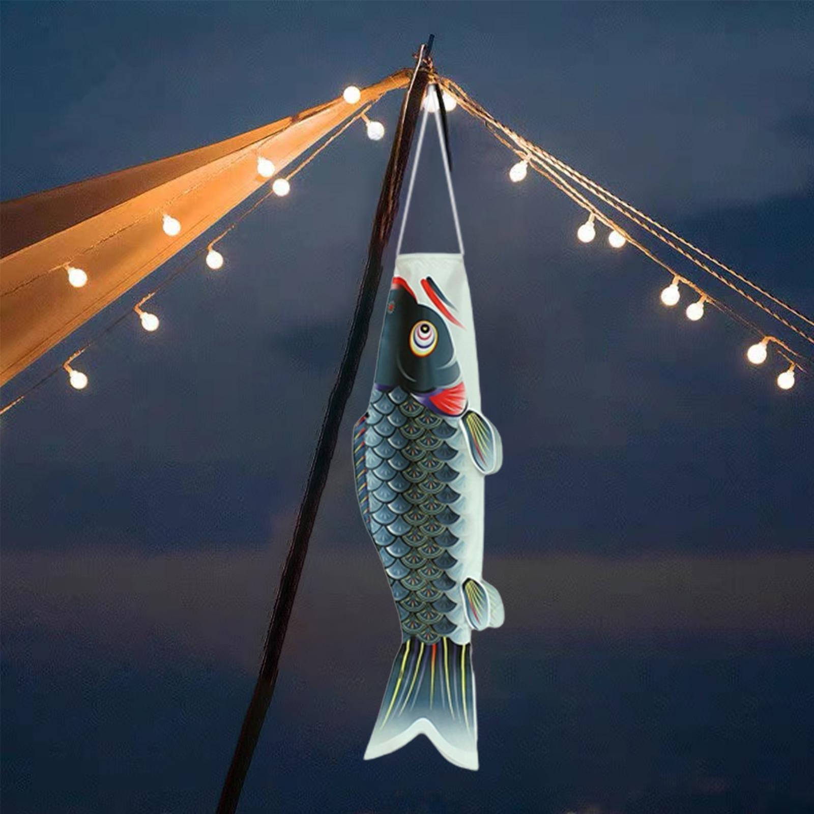 Japanese Carp Windsock Decorative Flag for Sushi Bar Restaurant Izakaya Room
