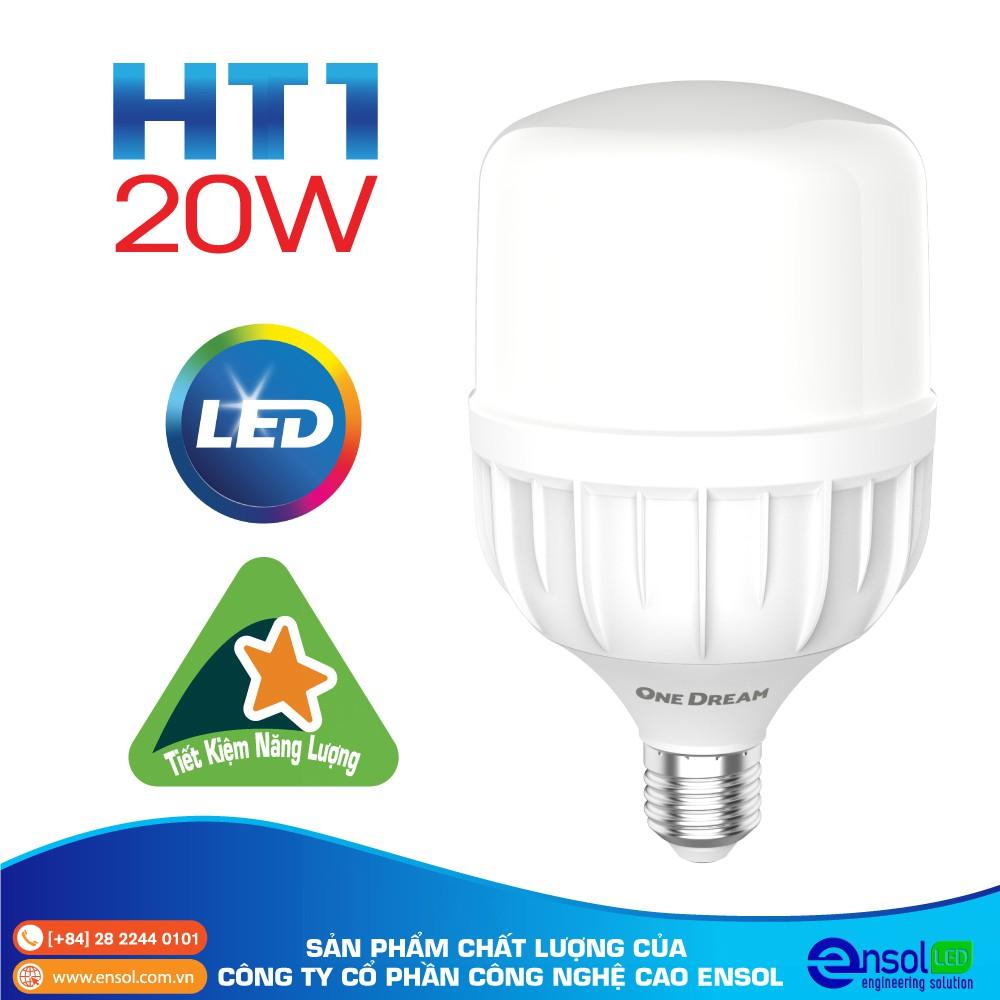 Bóng đèn led công suất cao HT1 20W, HT2 30W, HT3 40W, HT4 50W . Đèn Led One Dream siêu sáng, tiết kiệm điện năng