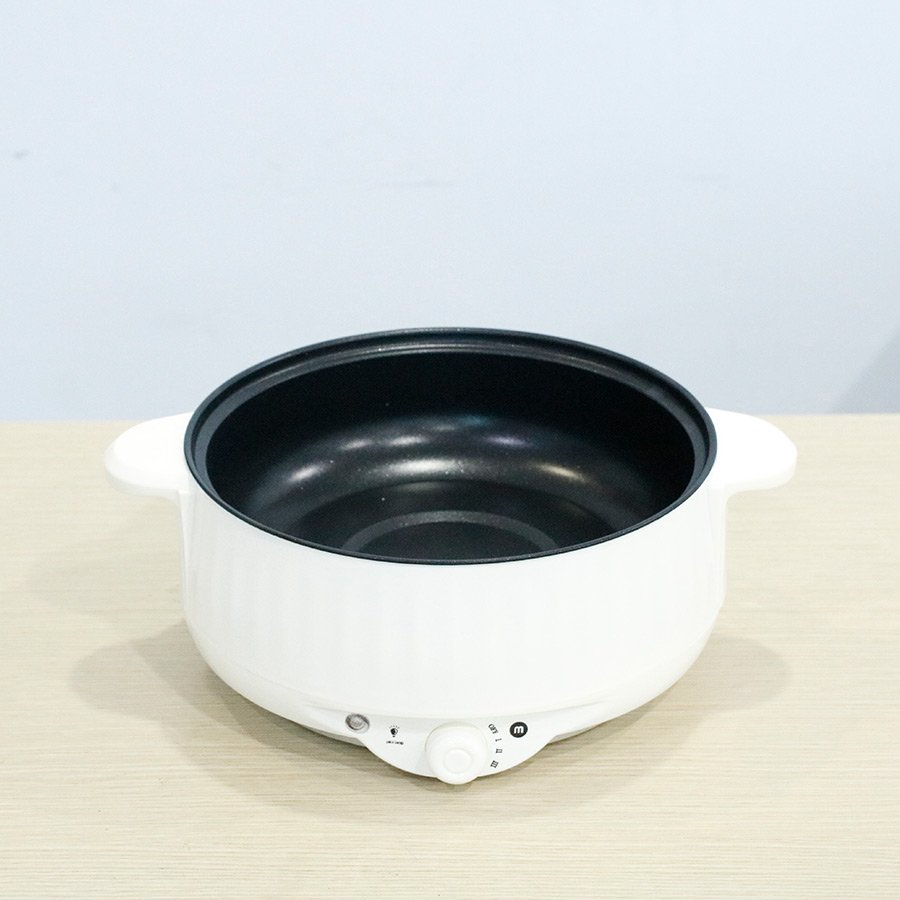 Nồi lẩu điện Mishio MK275 kèm xửng hấp inox - Hàng chính hãng