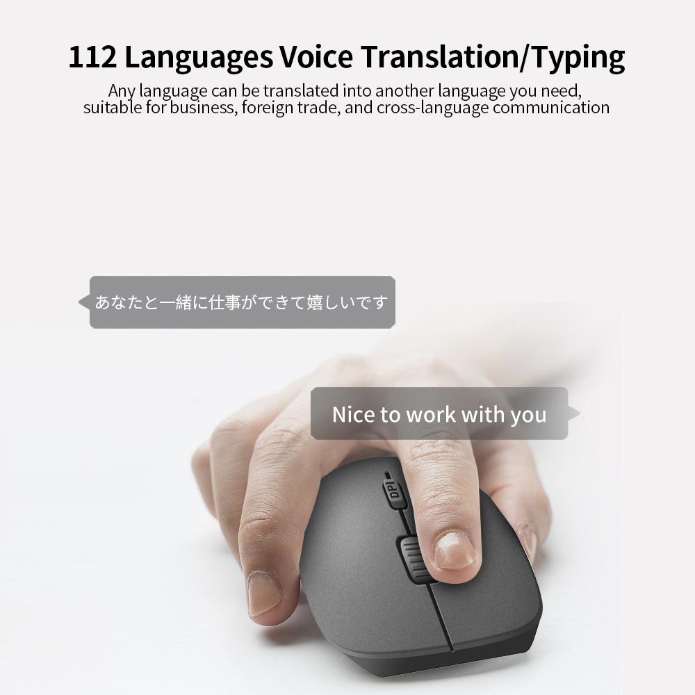 Chuột thoại thông minh X12 AI 2.4G không dây 1000DPI