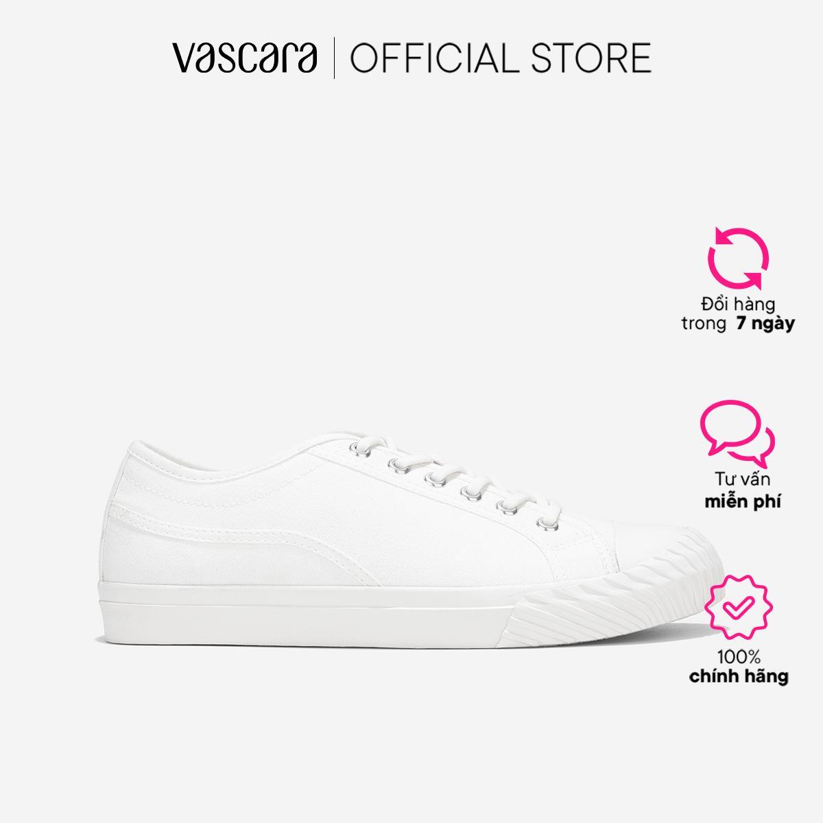 Vascara Giày Sneaker Vải Canvas Giấu Dây - SNK 0076