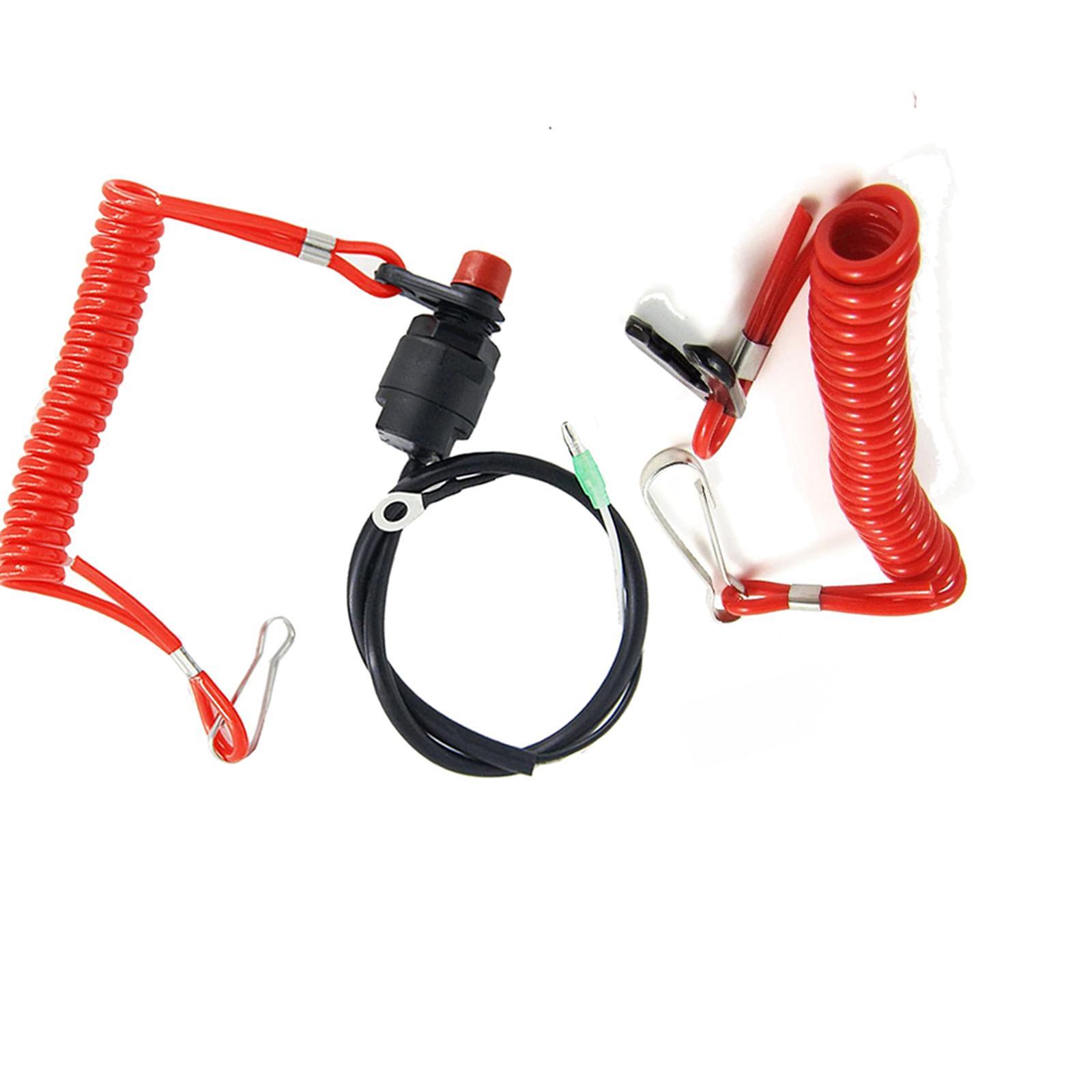Boat Outboard Motor Emergency Safety Engine Stop Switch  for