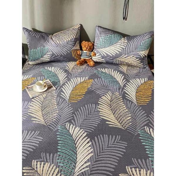 Ga gối cotton living 100%, drap cotton lạnh phong cách Châu Âu