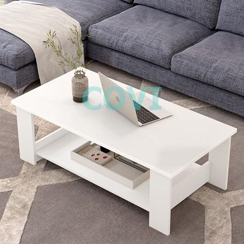 Bàn Sofa Gỗ 2 Tầng HOLI Để Ở Phòng Khách Làm Bàn Uống Trà Giải Trí Tiện Lợi Phong Cách Trẻ Trung HIện Đại - BT06