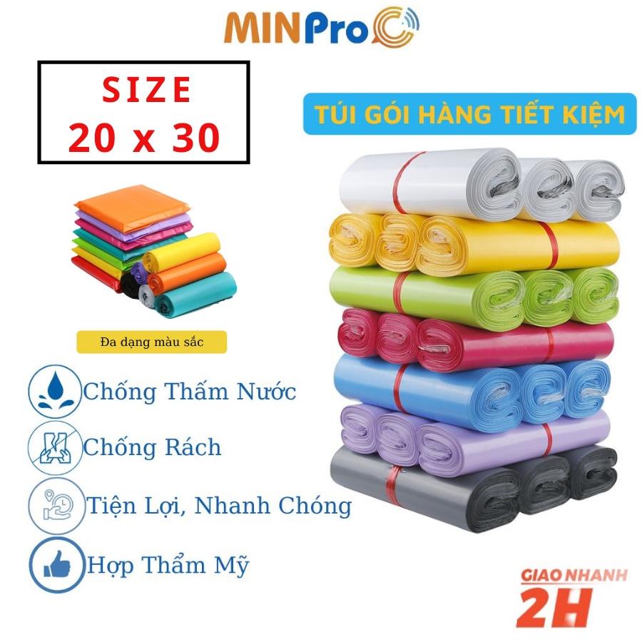 Túi niêm phong gói hàng 20x30cm MINPRO, túi đóng hàng niêm phong có sẵn lớp keo dán tự dính