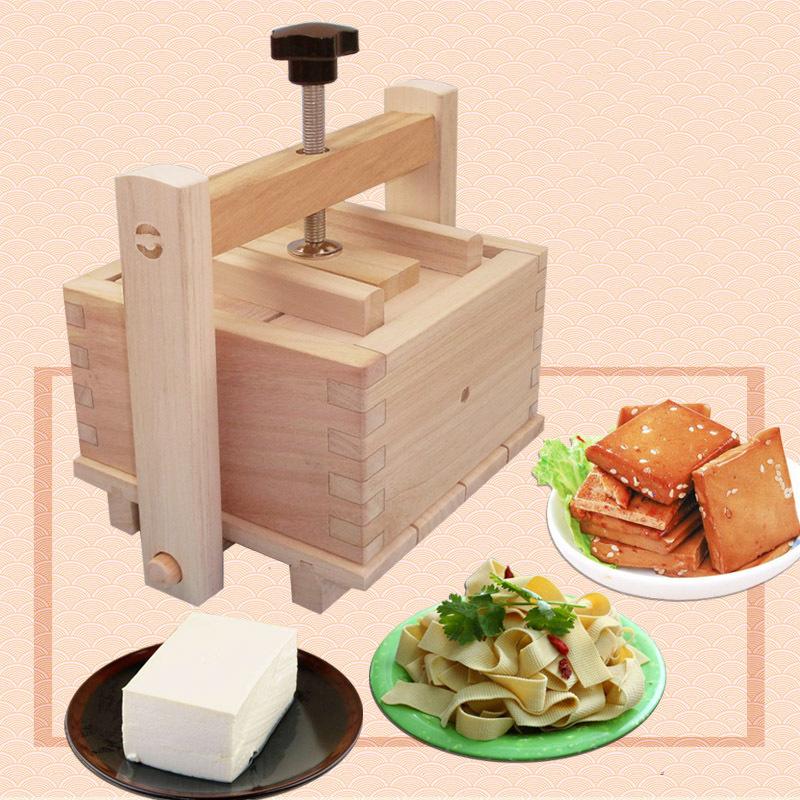 Tự Làm Bằng Gỗ Đậu Phụ Báo Chí Khuôn Mẫu Bộ Tự Chế Phô Mai Đậu Phụ Khuôn Đậu Nành Sữa Đông Đậu Phụ Làm Khuôn Phụ Kiện Nhà Bếp Nấu Ăn Dụng Cụ