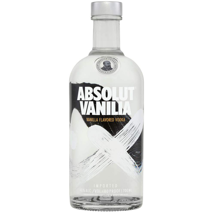 Rượu Vodka Absolut Vị vanilla 700ml 38% - 41% - Không kèm hộp