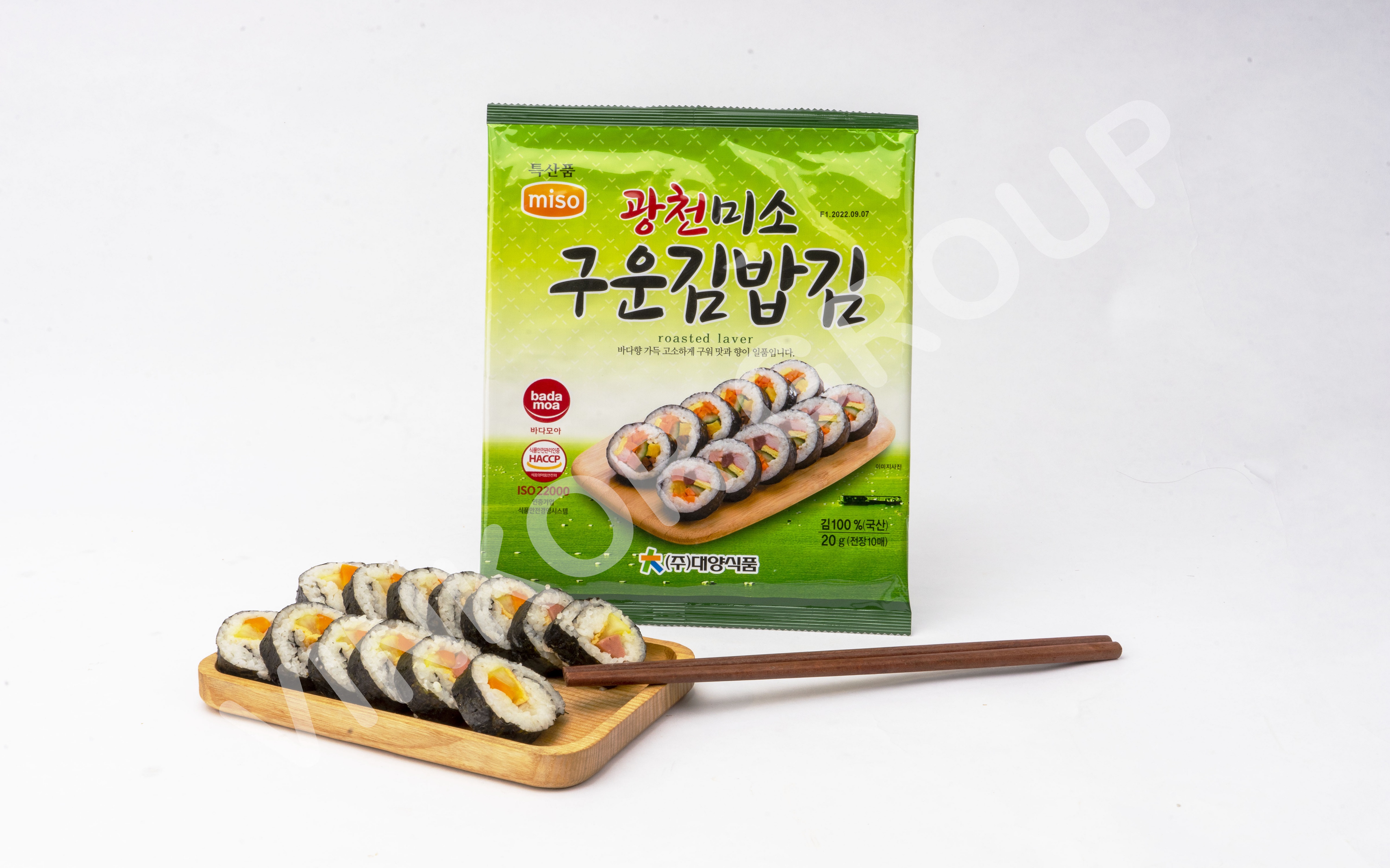 Rong Biển Cuộn Cơm Hàn Quốc Gwangcheon Miso Gói 10 Lá 20g