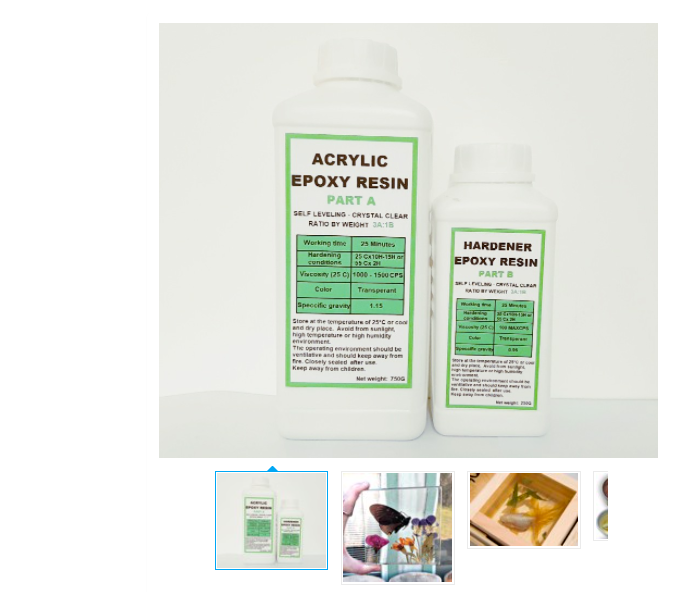 Nhựa Acrylic Resin trong suốt làm nữ trang
