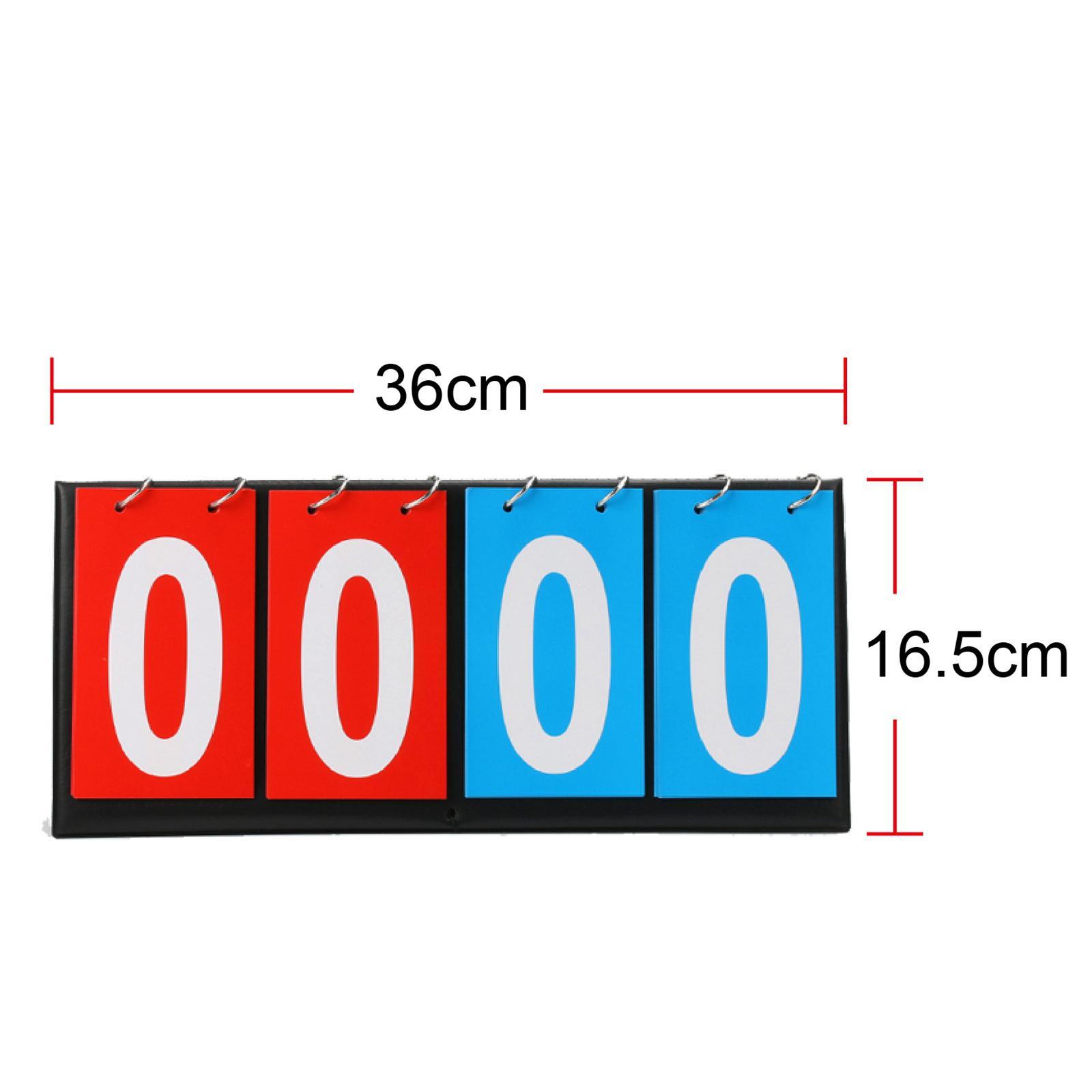 Portable Score Keeper Tabletop Scoreboard for Basketball Outdoor Sports