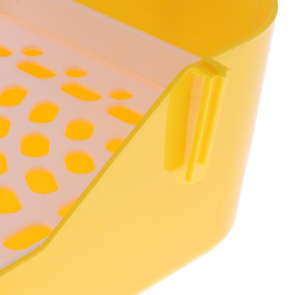 Small Animal Toy Toilet Rabbit Cage Corner Toilet Hamster Litter Tray Potty