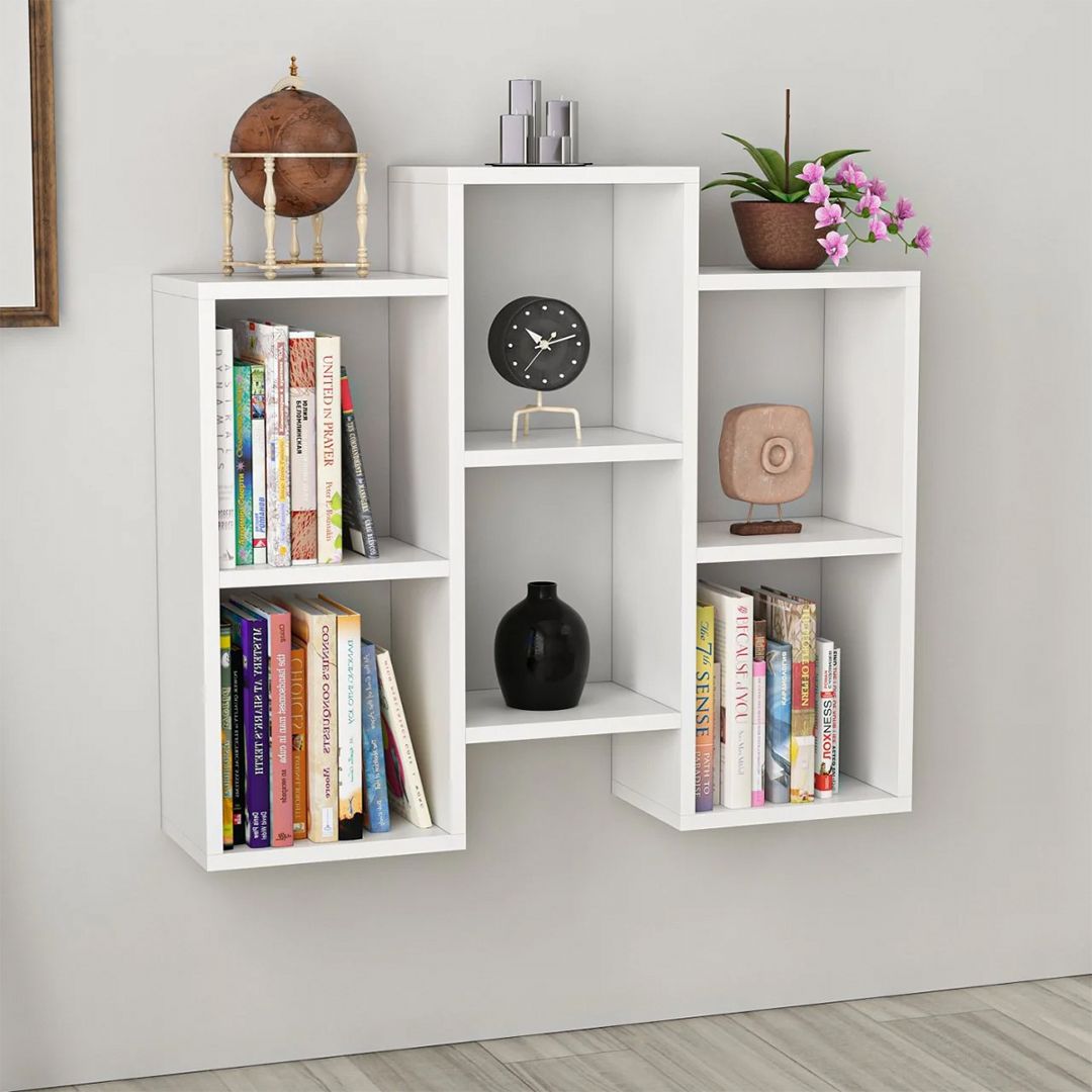 Giá sách gỗ công nghiệp đẹp SMLIFE Bikky