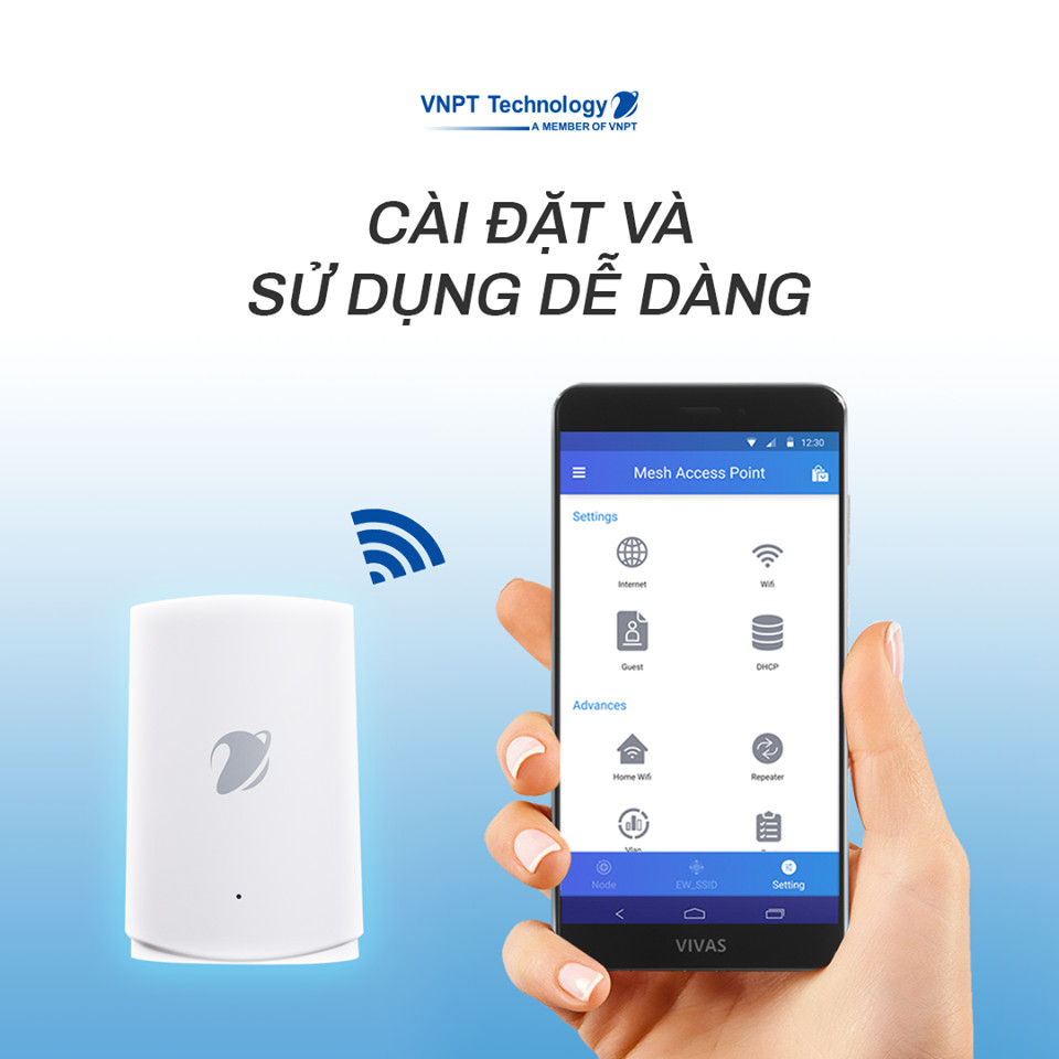 ACCESS POINT - Easy Mesh - Wifi dạng lưới hàng chính hãng (  2 cái )