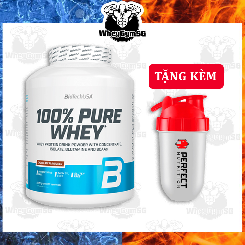 Biotech 100% Pure Whey Tăng Cơ Giảm Mỡ Cho Gymer 2.27Kg