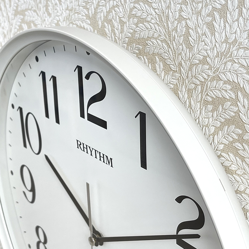 Đồng hồ Rhythm CMG636WR03 – Kt 35.0 x 4.9cm, 1.000g . Vỏ nhựa. Dùng Pin.