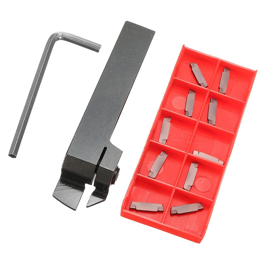 CNC Grooving Cut-Off Tool Holder + L wrench For 2mm MG E8W4