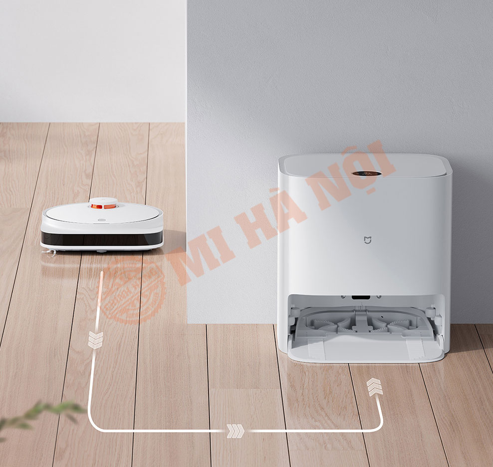 Robot hút bụi lau nhà Xiaomi Mijia Pro STYTJ06ZHM tự động giặt giẻ Hàng chính hãng