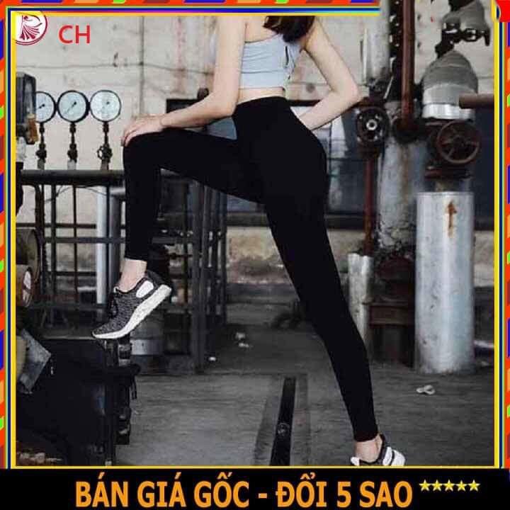 Quần legging nữ co giãn 4 chiều ôm body