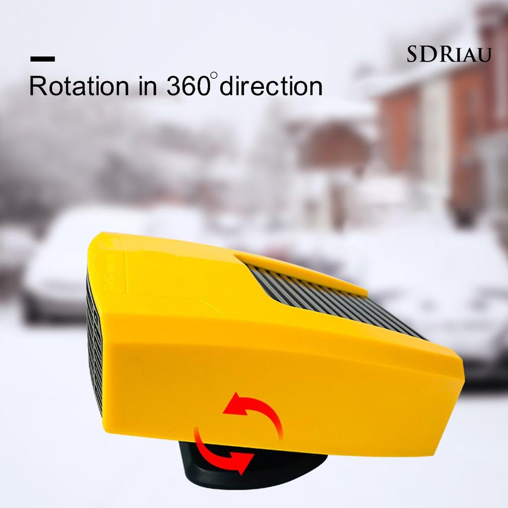 Quạt Sưởi Ấm Chống Ồn Nhỏ Gọn Cho Xe Hơi