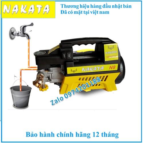 Máy rửa xe NAKATA - N8- Full Phụ Kiện