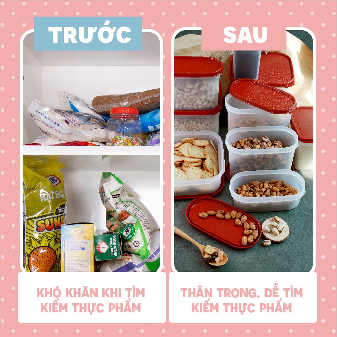 Bộ Trữ Khô &amp; Mát Tupperware Urban Kitchen