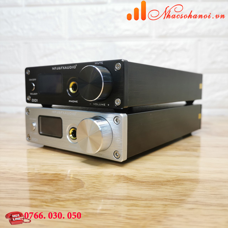 Giải Mã FX-Audio DAC D01 - Bản Nâng Cấp DAC X7- Giải Mã 32 Bit/768Khz/ DSD512 - Hàng Chính Hãng