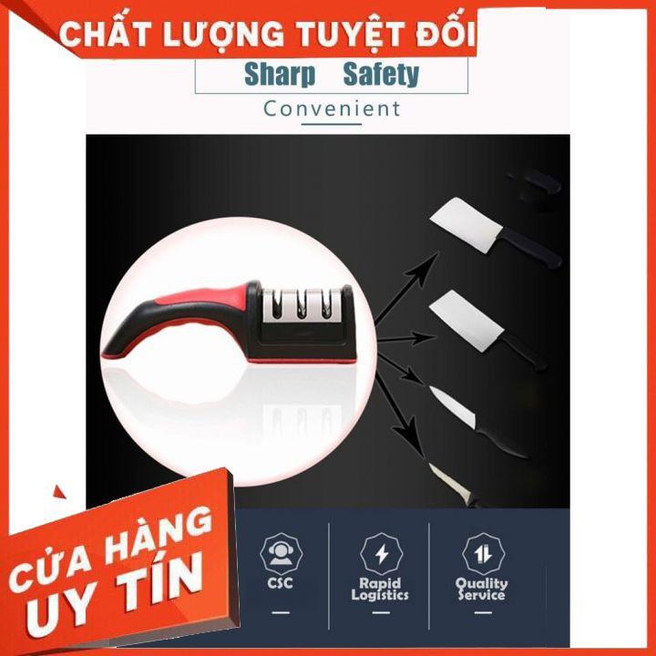 Dụng cụ mài dao kéo 3 cấp độ cầm tay Living C , mài dao nhanh bén siêu tiện lợi