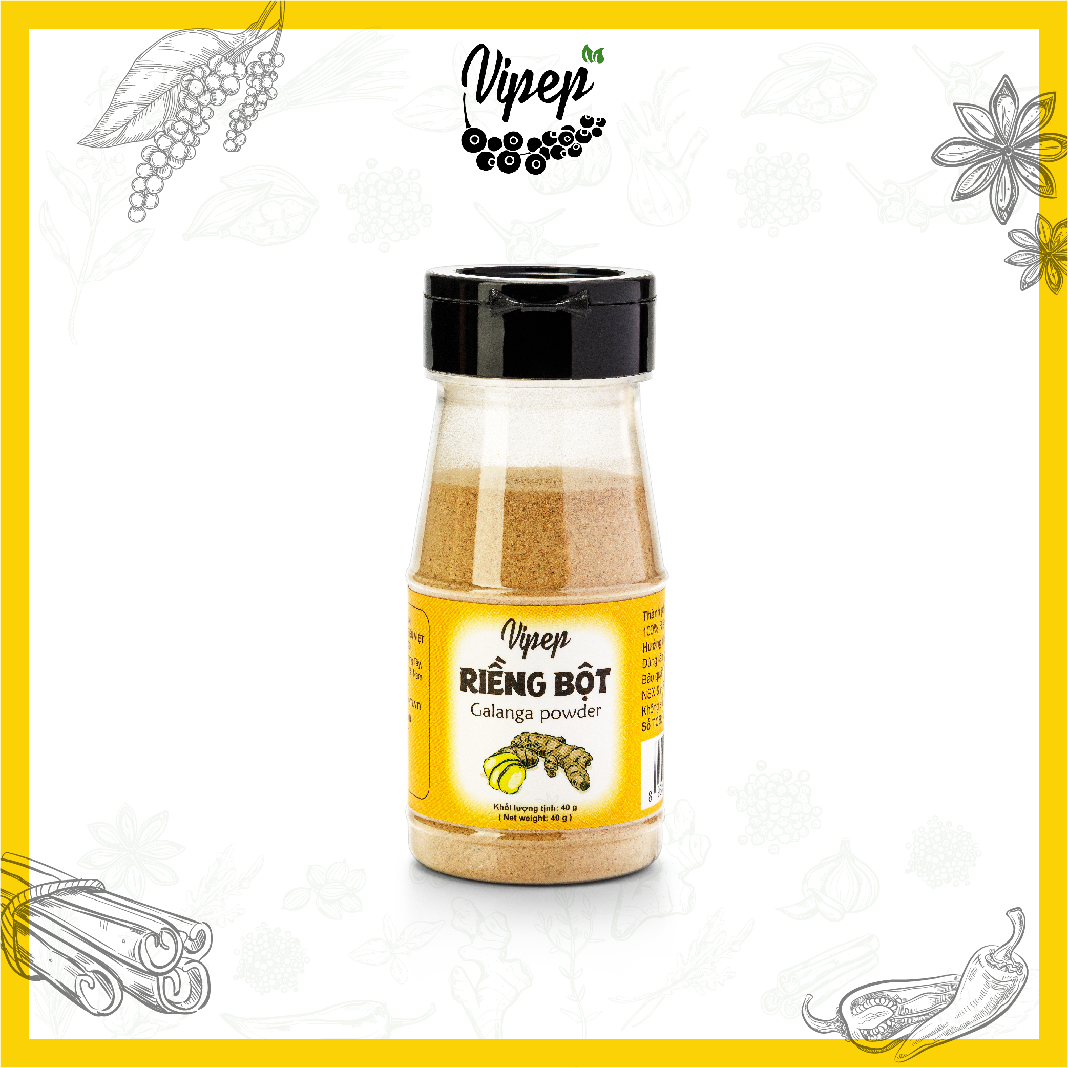 Riềng Bột Vipep 40gr