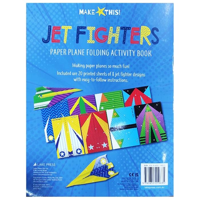 Make This! Jet Fighters Paper Planes Folding Activity Book