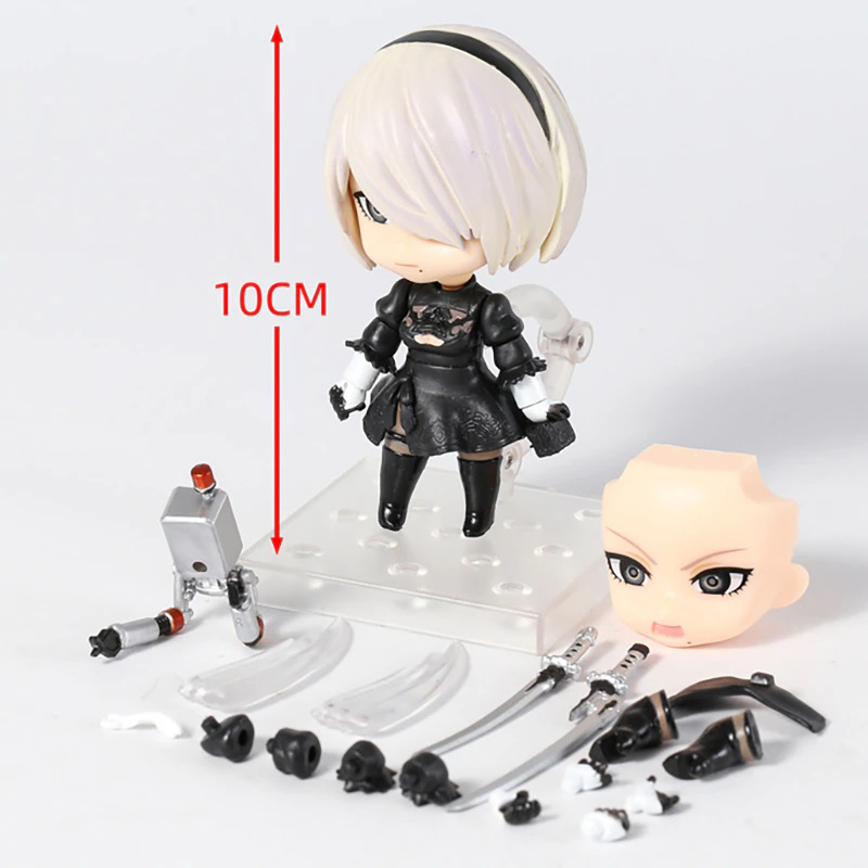 Tượng figure Nier Automata 2B lắp ghép . Nendoroid 1745 nier automata