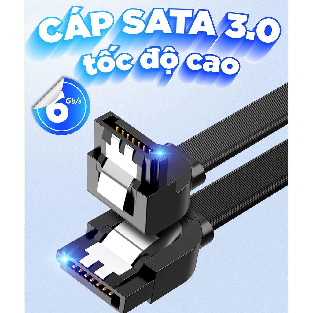 Cáp SATA 3.0 tốc độ truyền tải cao 6Gb/s dài 0.5m UGREEN US217 - Hàng chính hãng