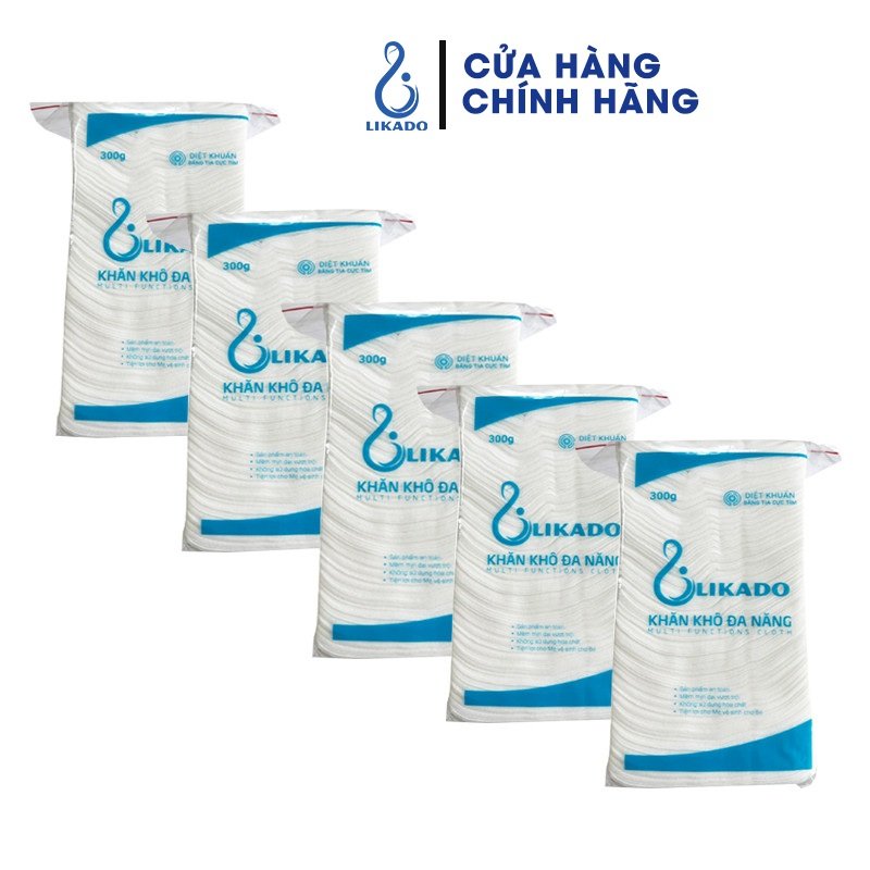 Combo 3 Bịch Khăn Vải Khô Likado