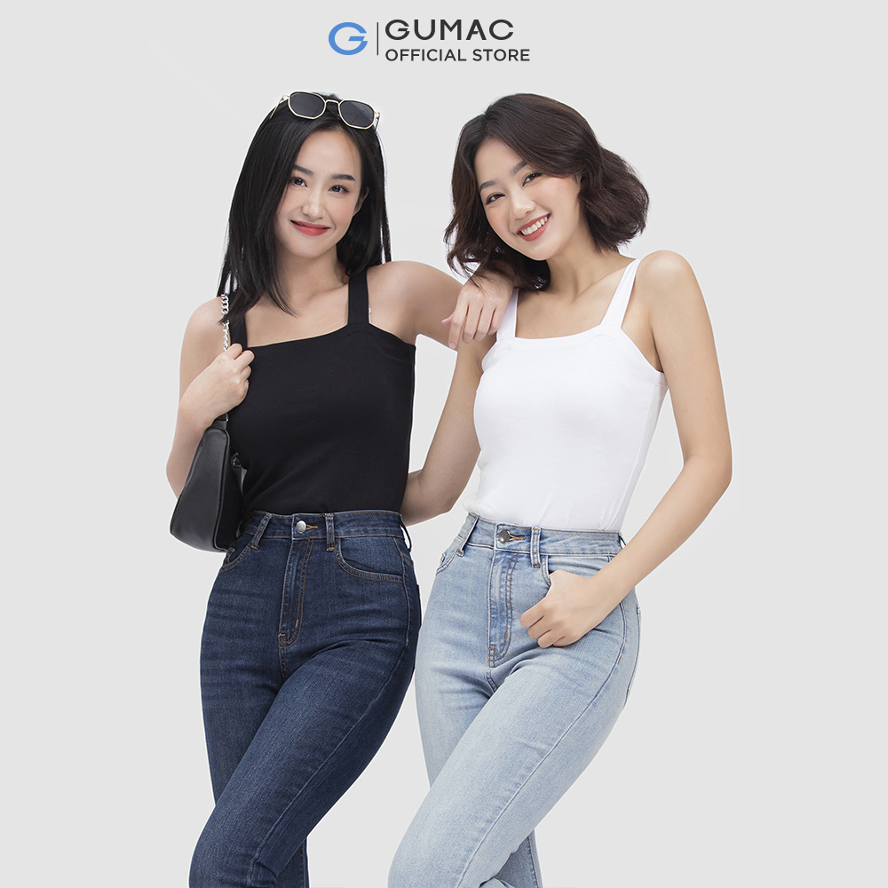 Quần skinny nữ GUMAC QJC04045 lưng cao phong cách trẻ trung năng động