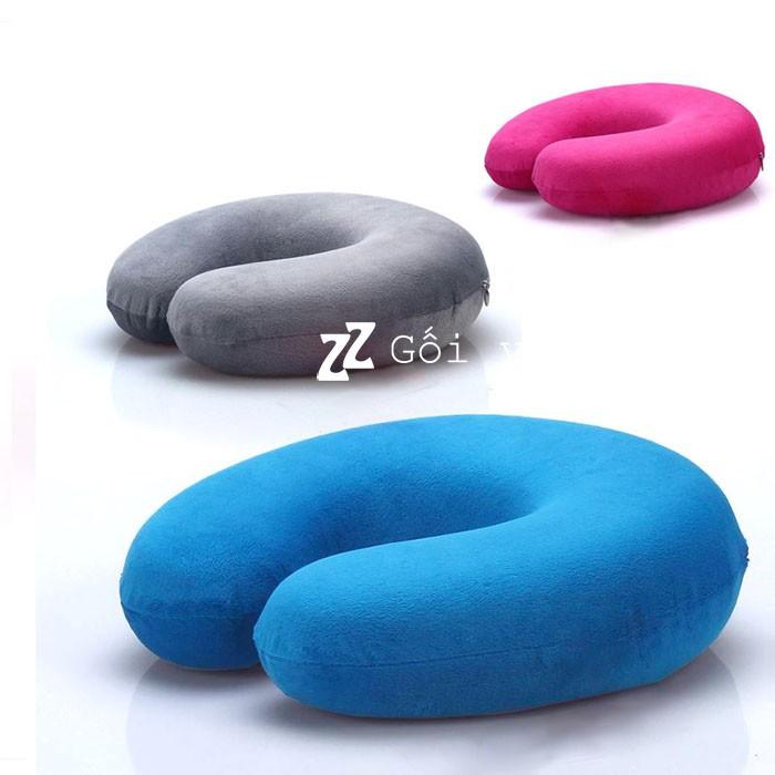 Gối quàng cổ chữ C cao su non tiêu chuẩn ZURI PILLOW GLC-03