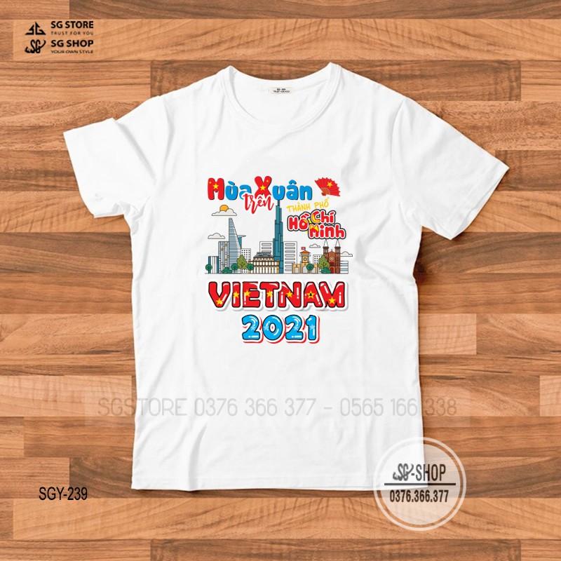 Áo thun Mùa Xuân HCM - Mẫu Tân Sửu - Đủ size cho gia đình  | SGSHOP