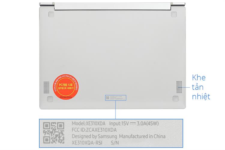 Laptop Samsung XE310XDA-KA1VN (N4500, 4GB, 32GB, HD, ChromeOS) - Hàng Chính Hãng