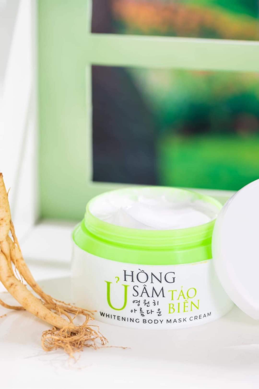 Ủ Hồng Sâm Tảo Biển (Whitening Body Mask Cream)